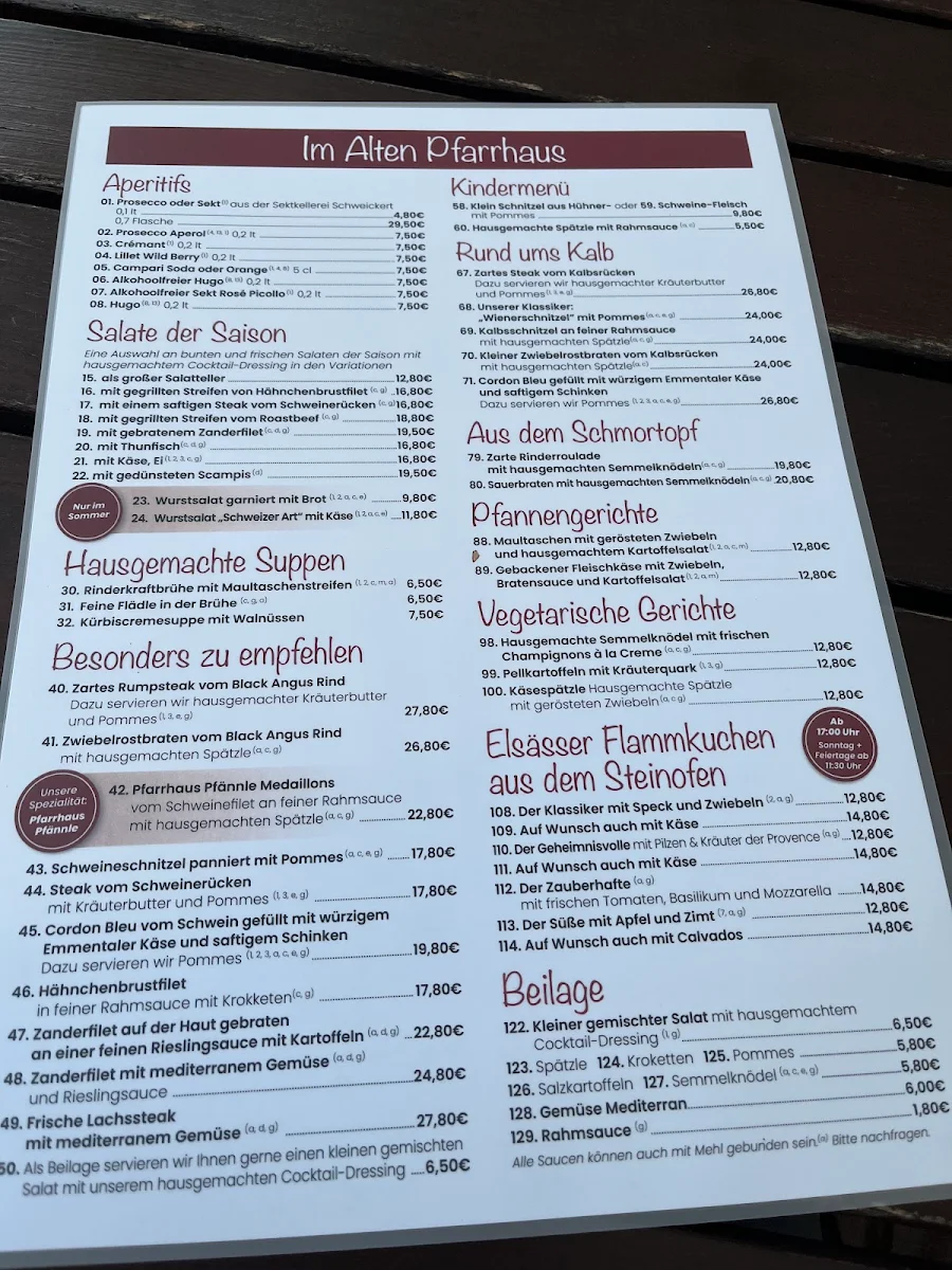 Speisekarte photo 6