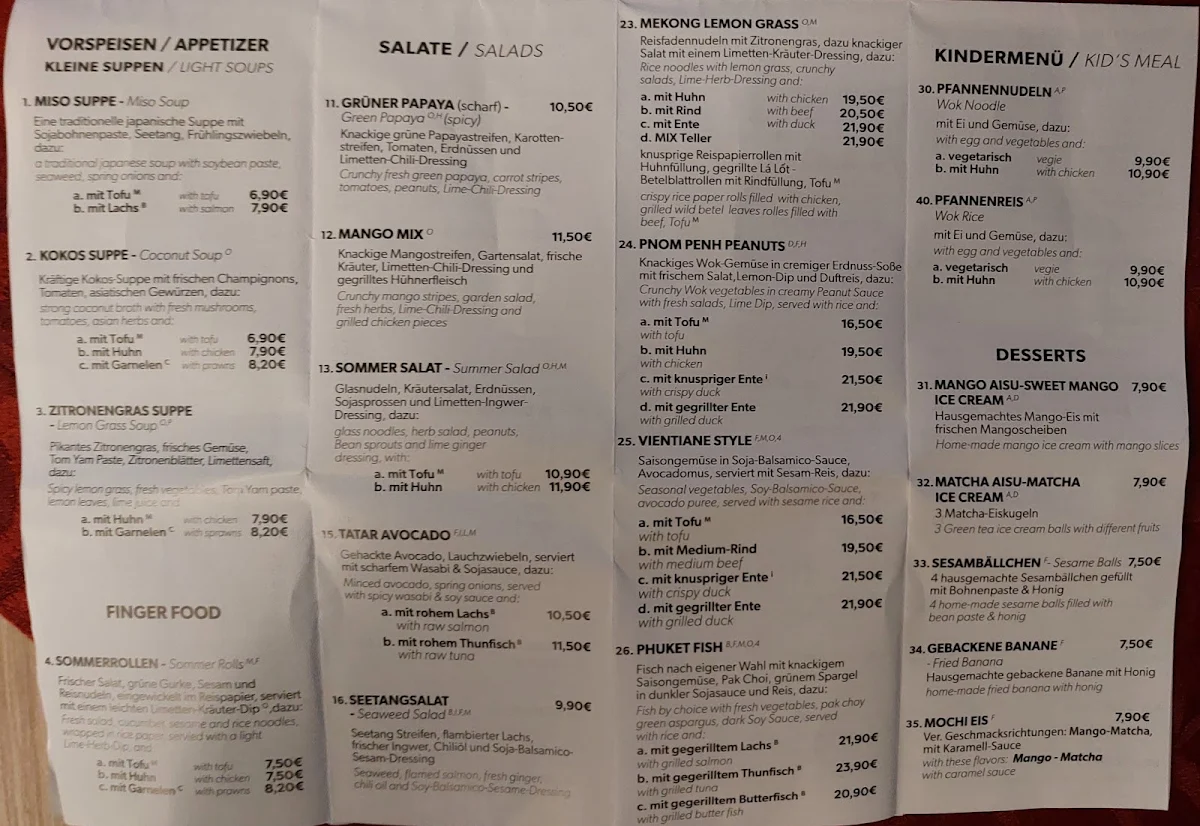 Speisekarte photo 3