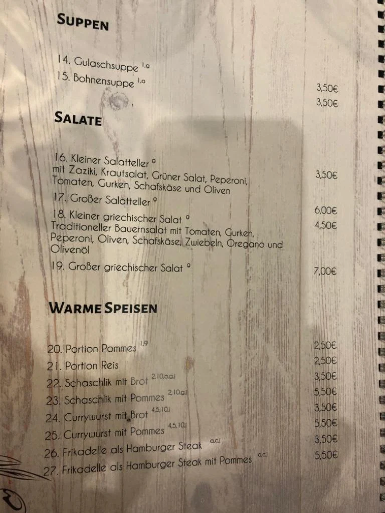 Speisekarte photo 10