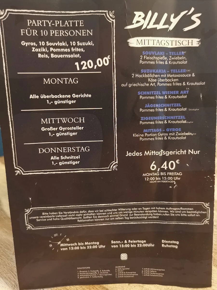 Speisekarte photo 1