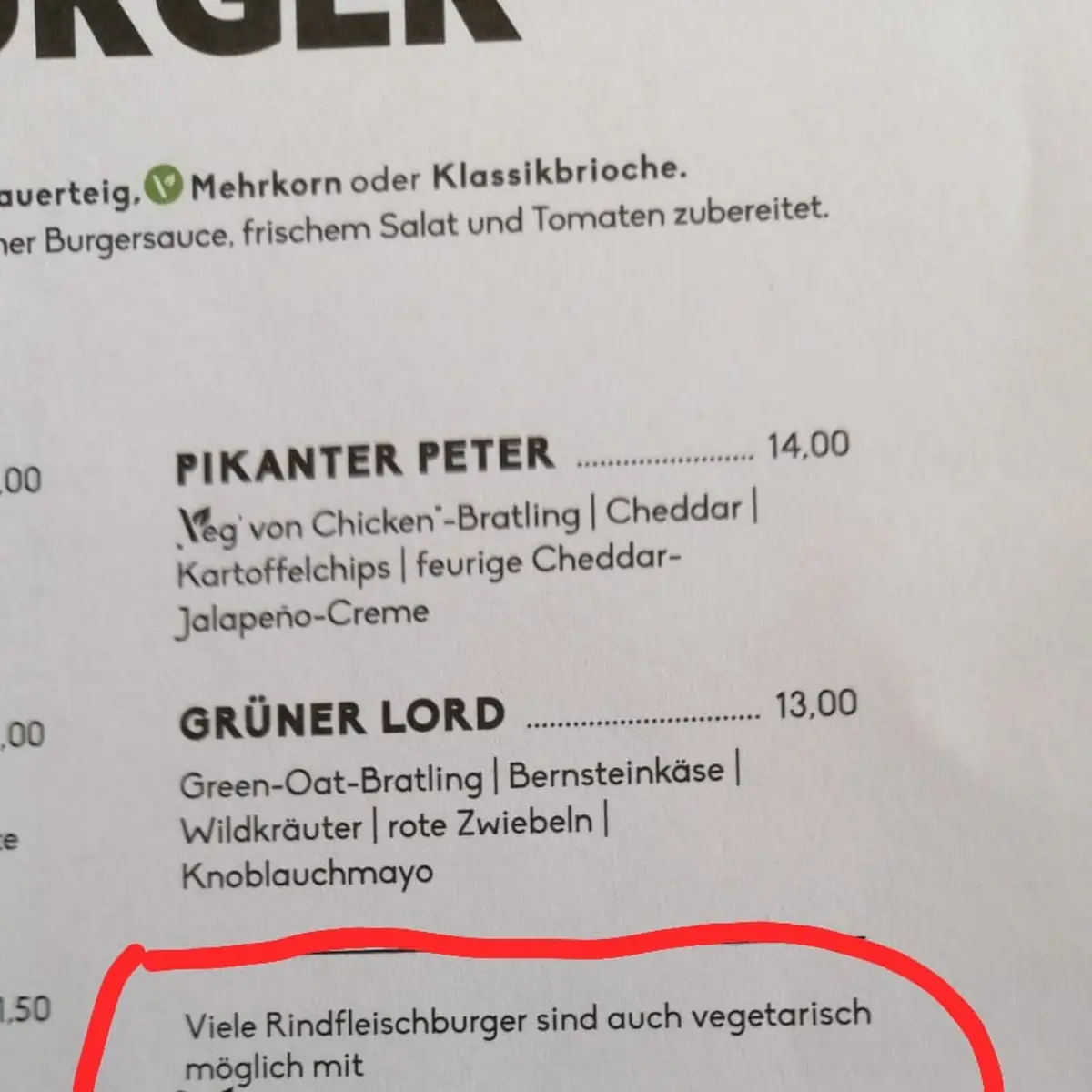 Speisekarte photo 10