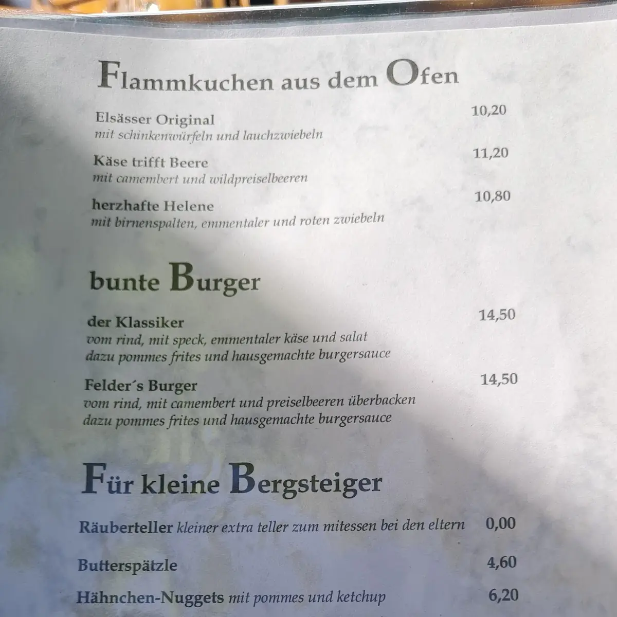 Speisekarte photo 6
