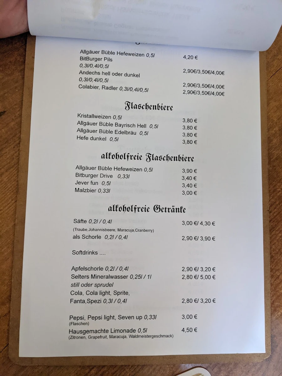 Speisekarte photo 6