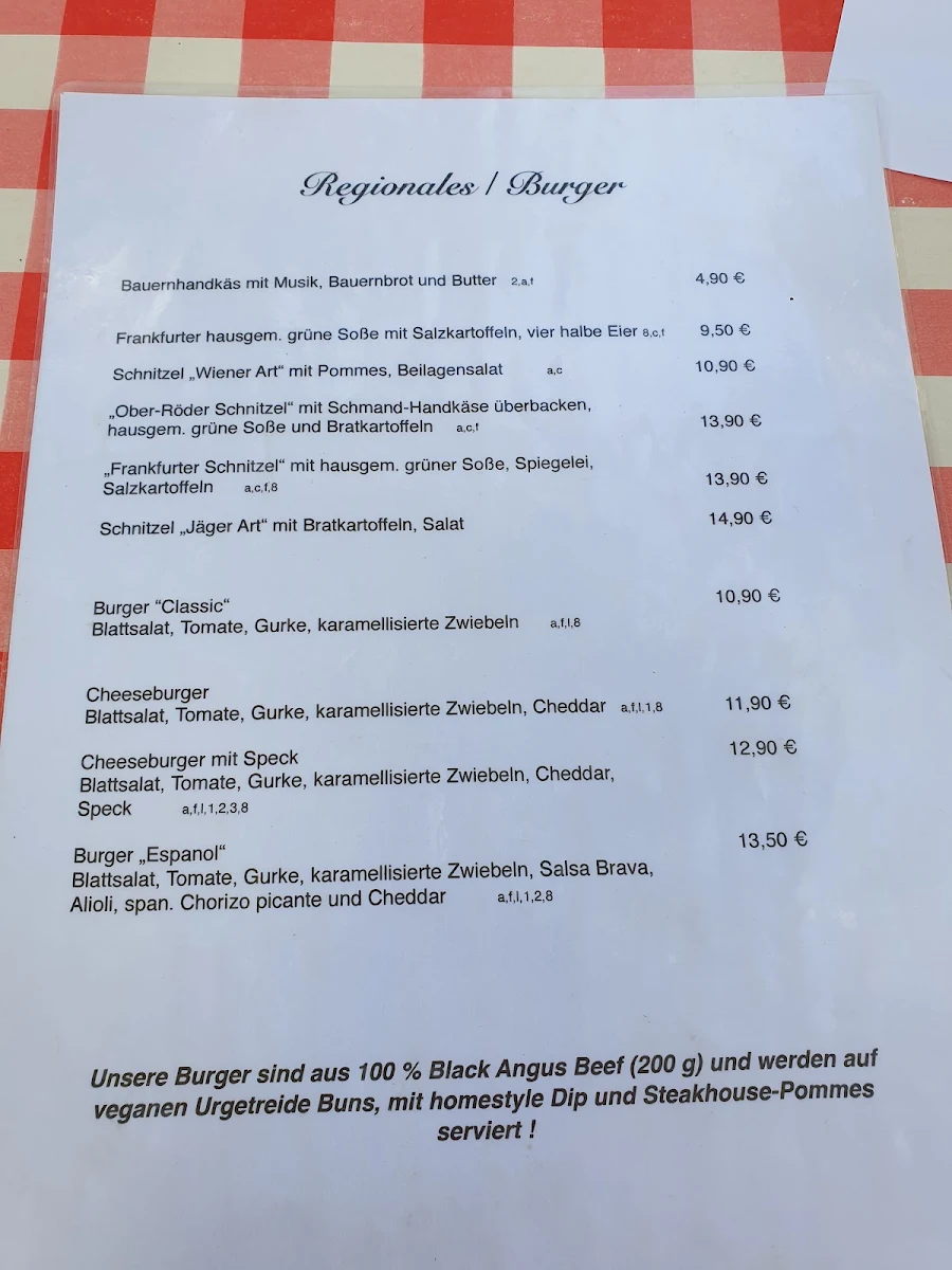Speisekarte photo 2