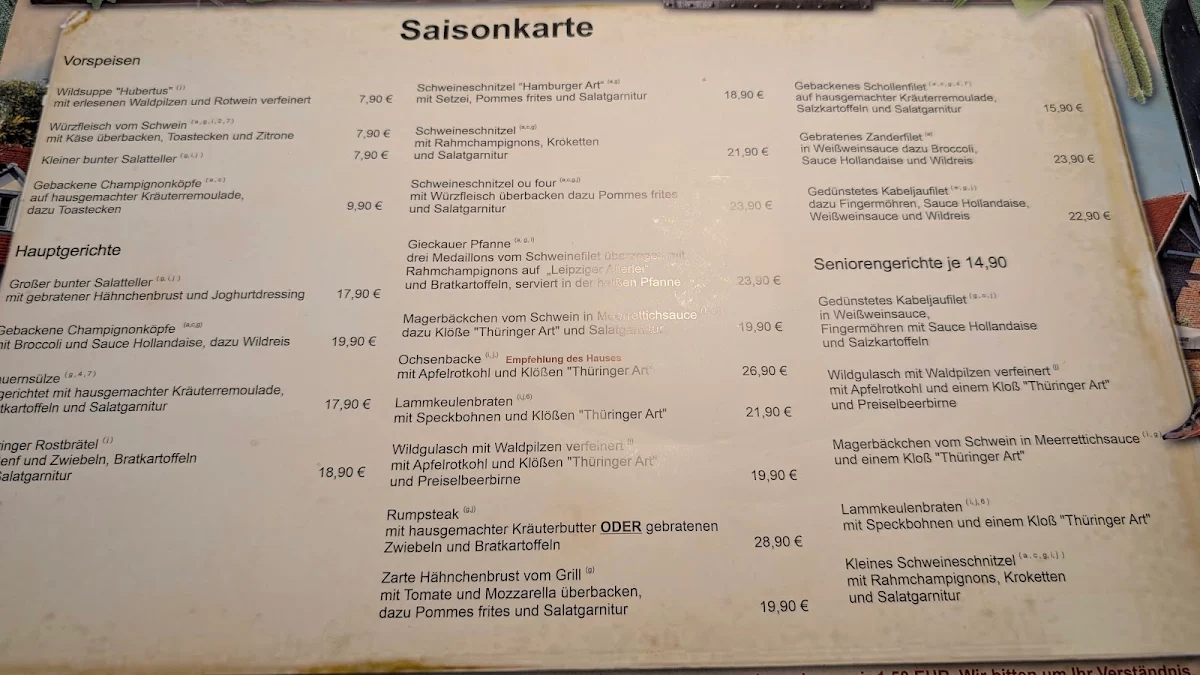 Speisekarte photo 6