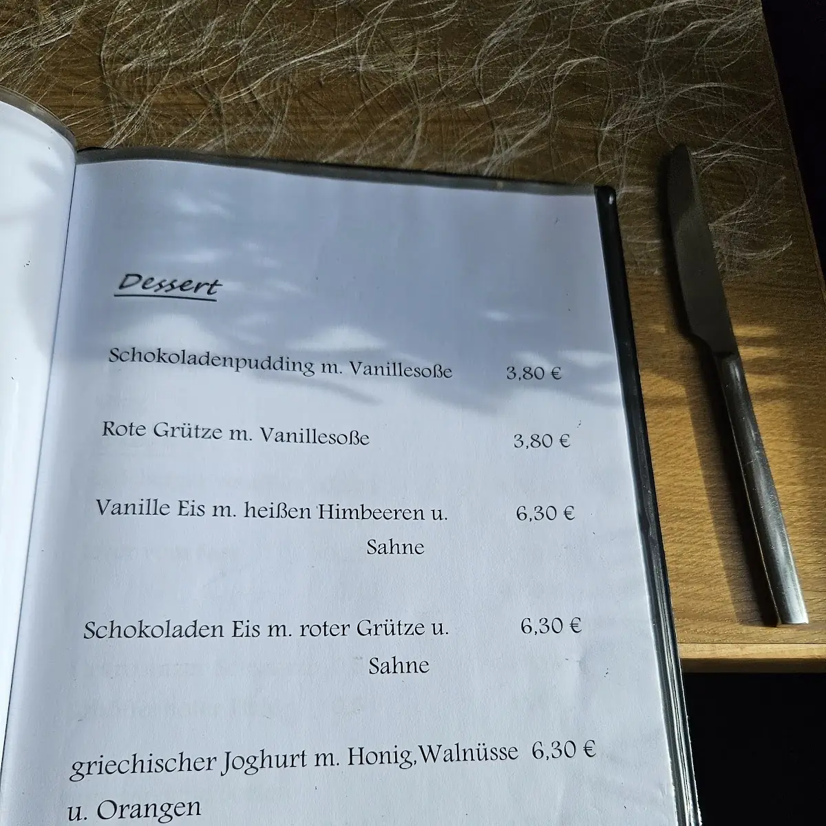 Speisekarte photo 2