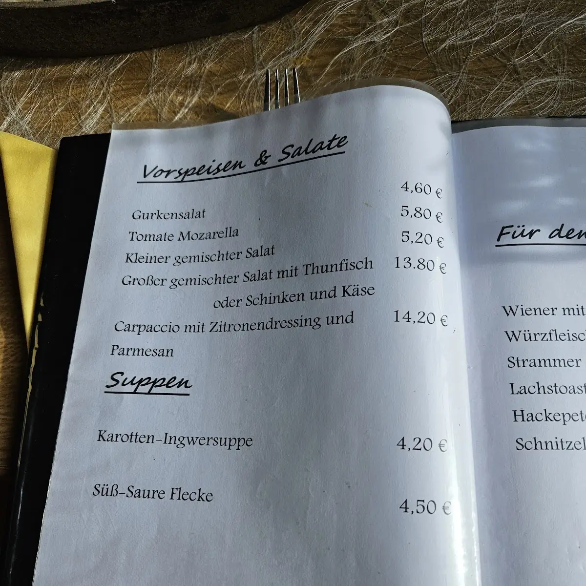 Speisekarte photo 4