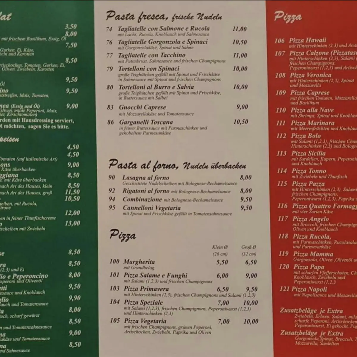 Speisekarte photo 2