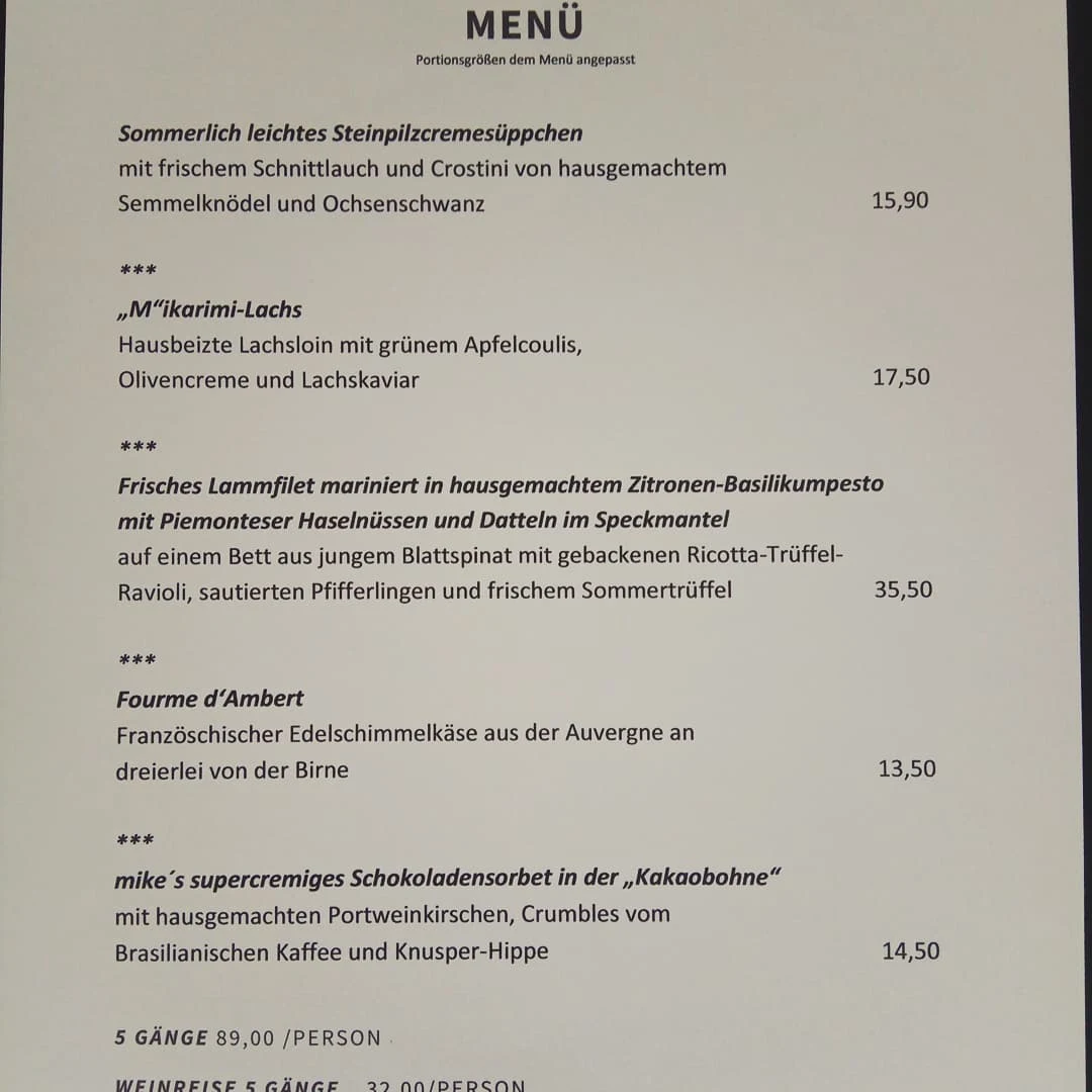 Speisekarte photo 5