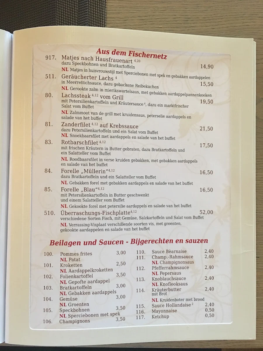 Speisekarte, Schlemmerich