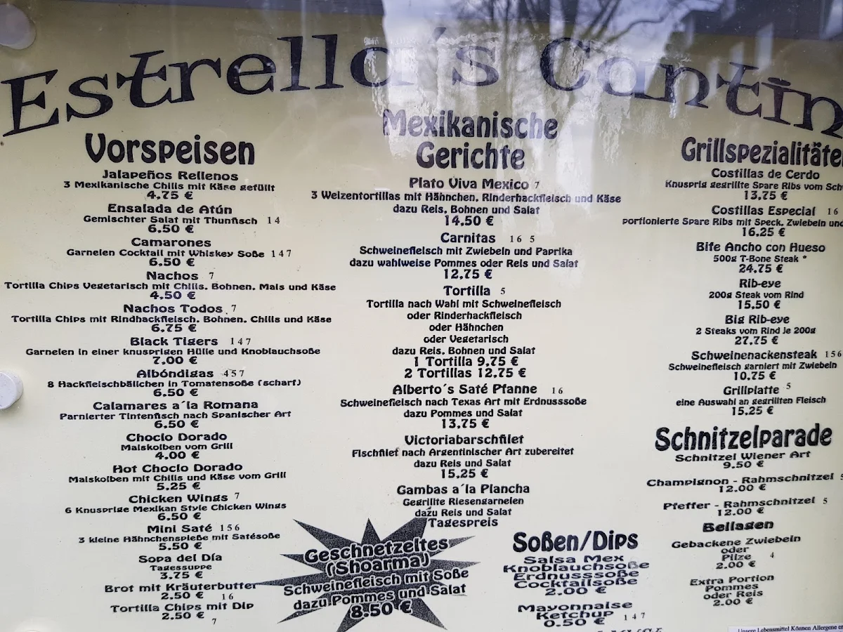 Speisekarte, Schlemmerich