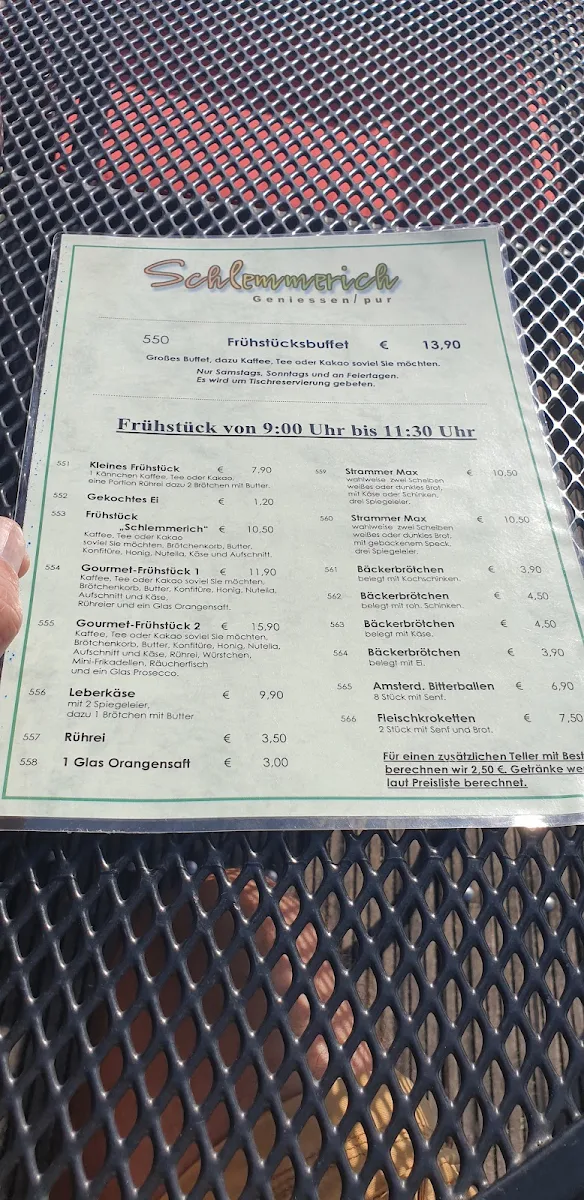 Speisekarte, Schlemmerich