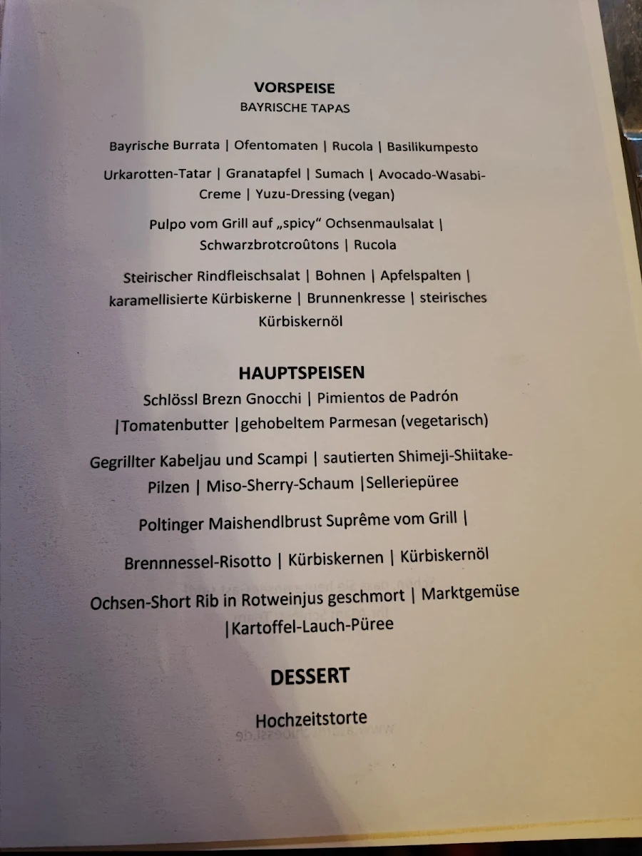 Speisekarte photo 2
