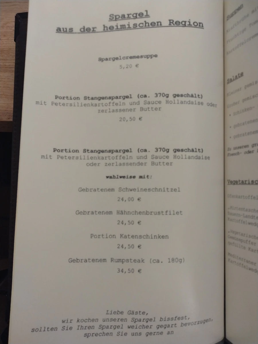 Speisekarte photo 2