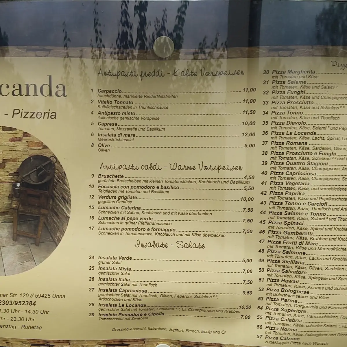 Speisekarte photo 2