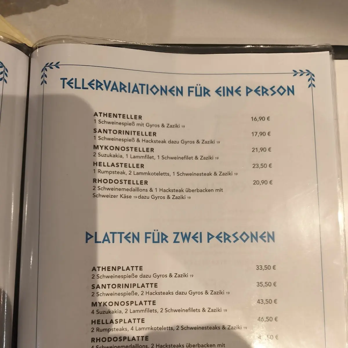 Speisekarte photo 2