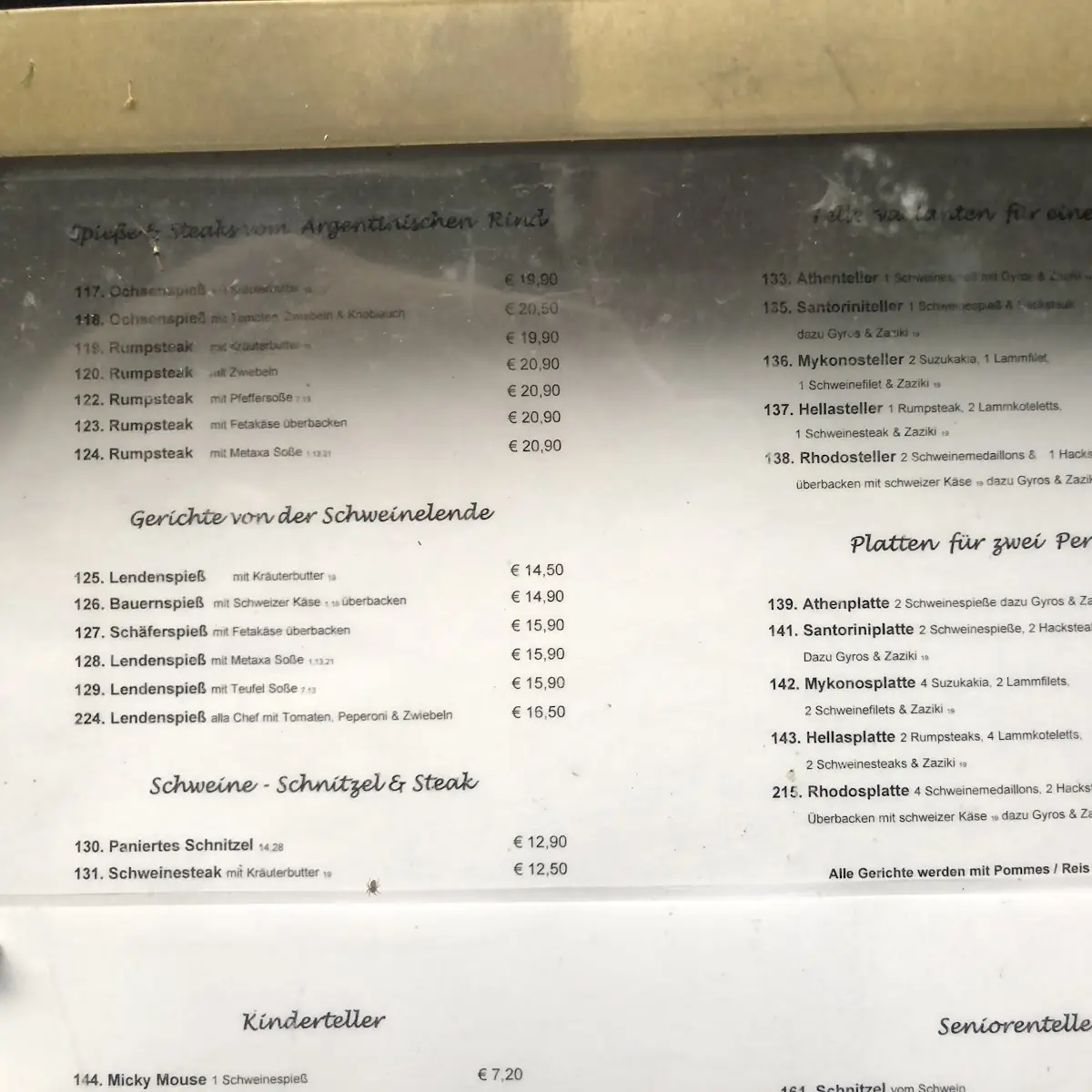 Speisekarte photo 5