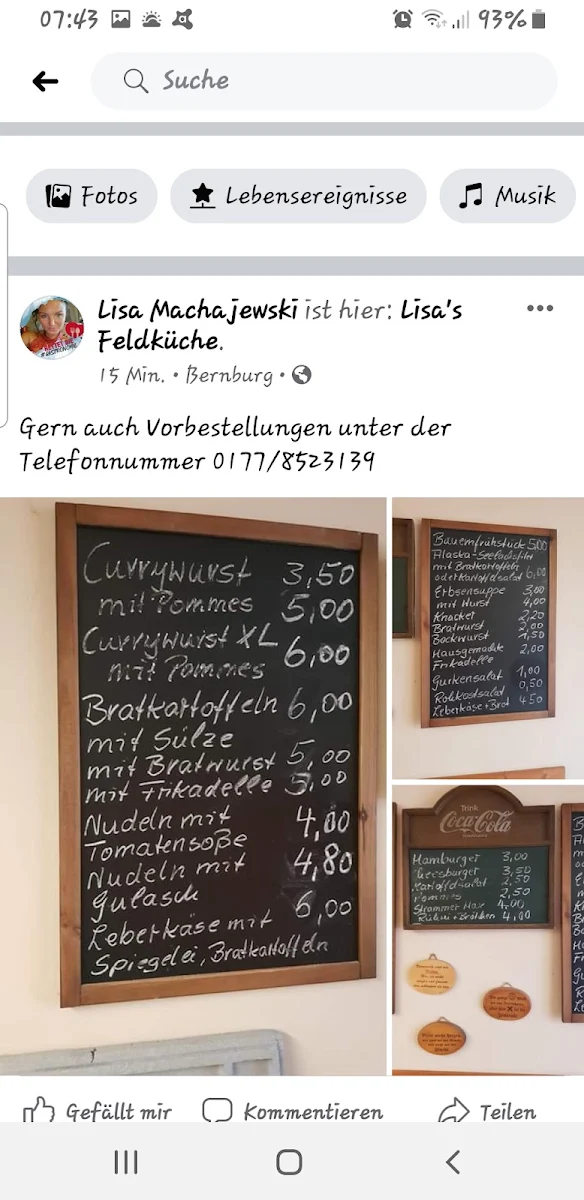 Speisekarte photo 1