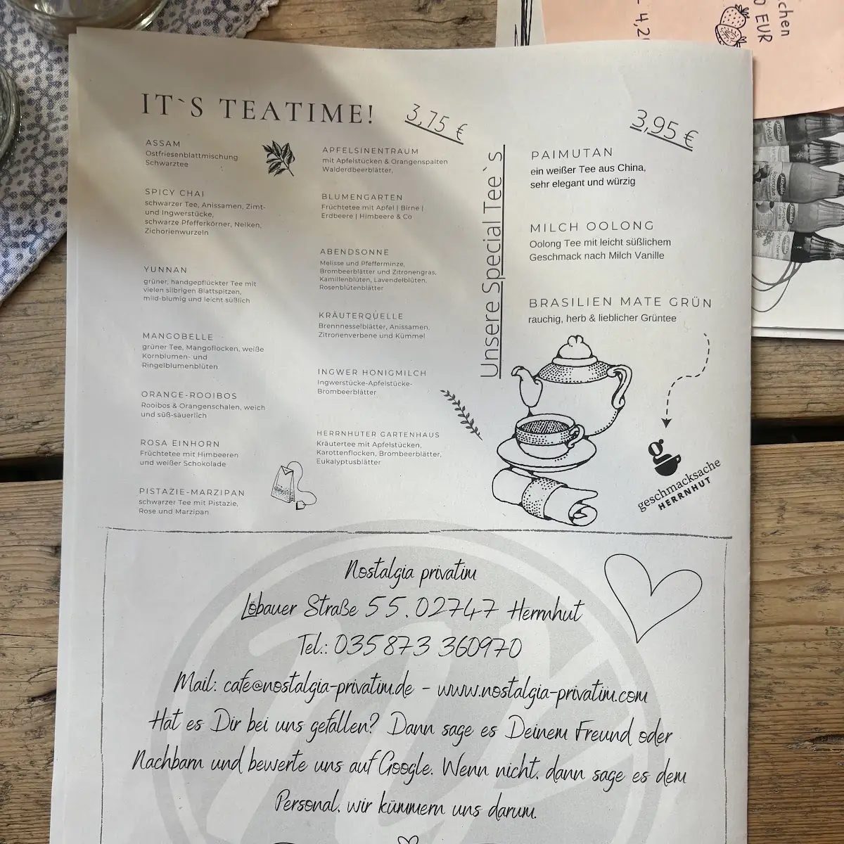 Speisekarte photo 1