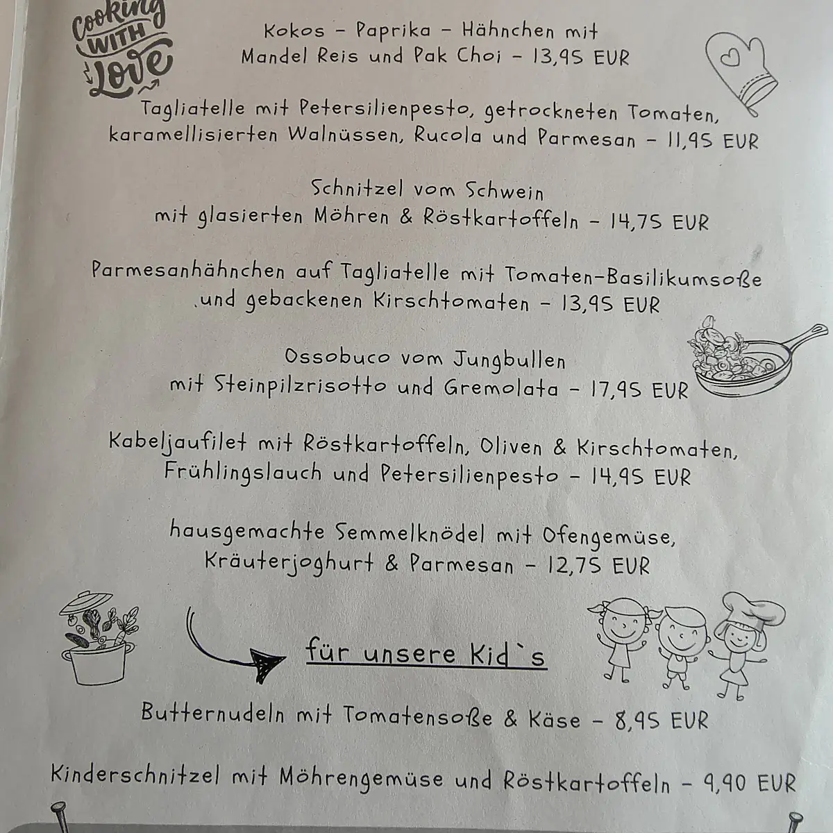 Speisekarte photo 2