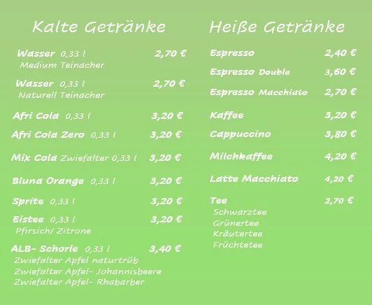 Speisekarte photo 4