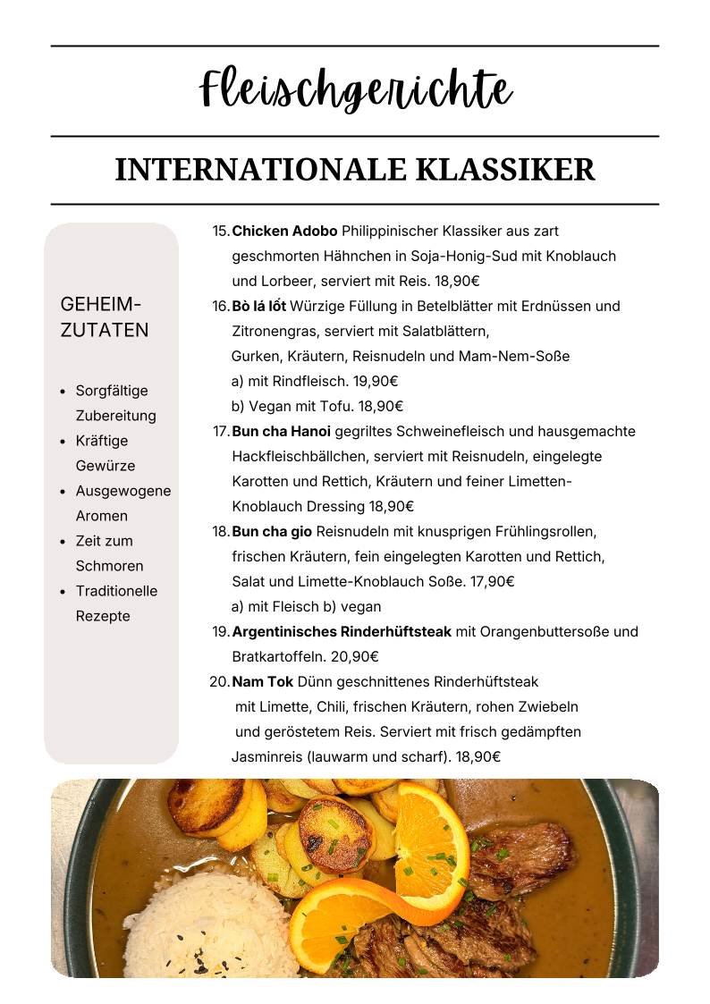 Speisekarte photo 1
