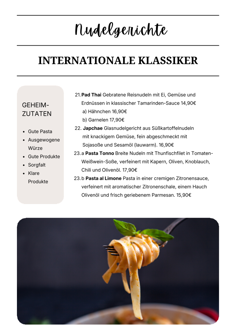 Speisekarte photo 6
