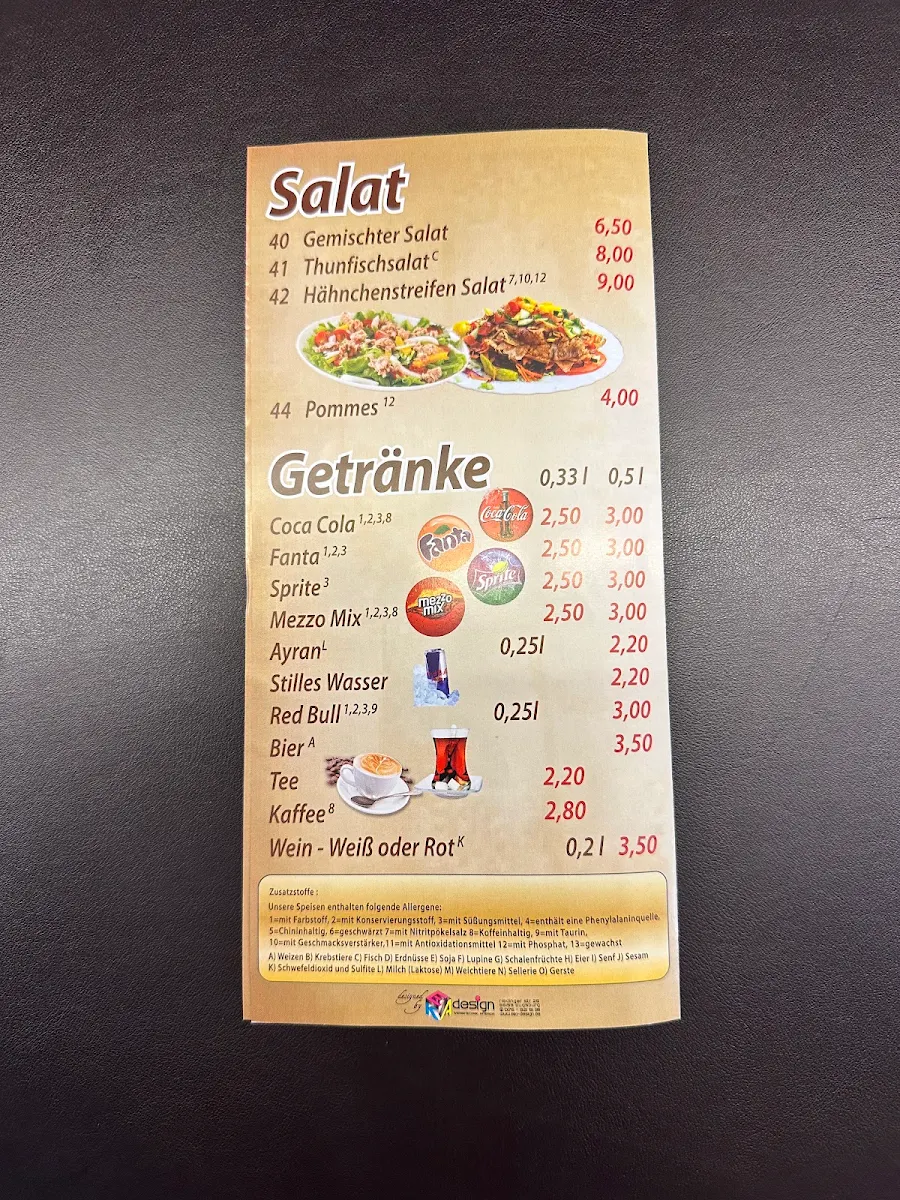 Speisekarte photo 2