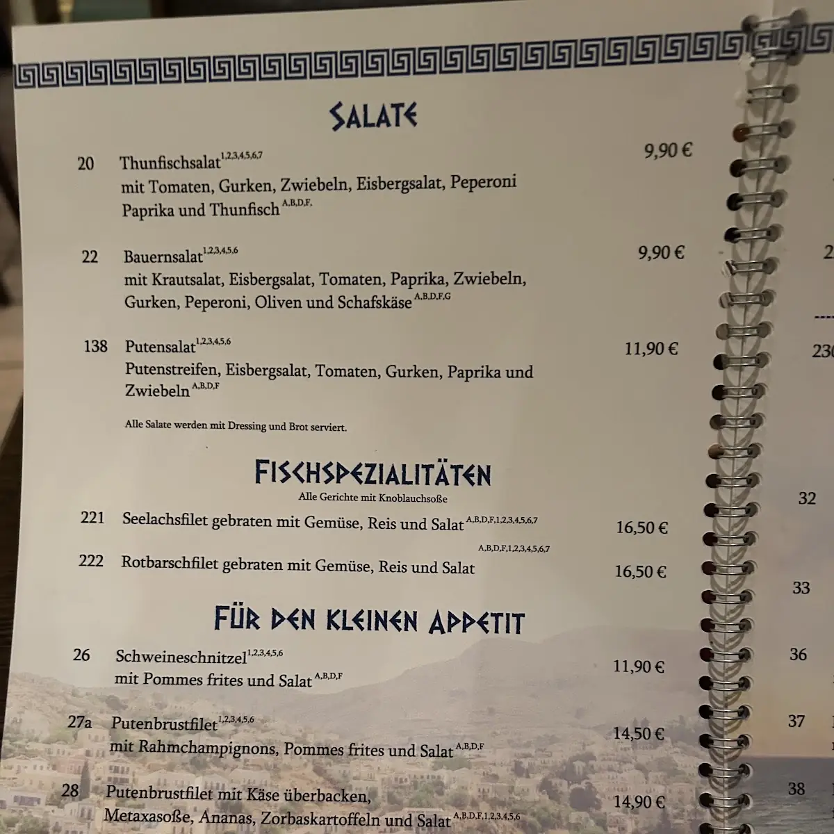 Speisekarte photo 4