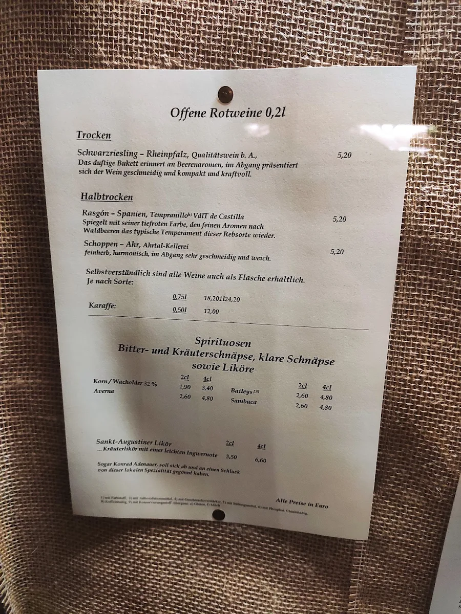 Speisekarte photo 2