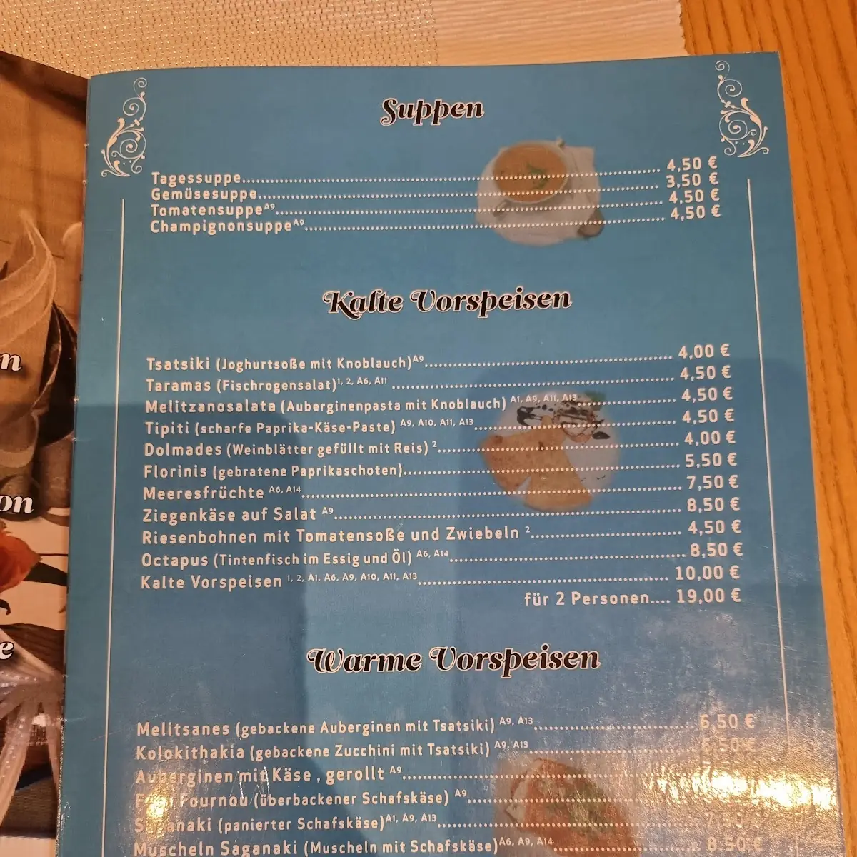 Speisekarte photo 5