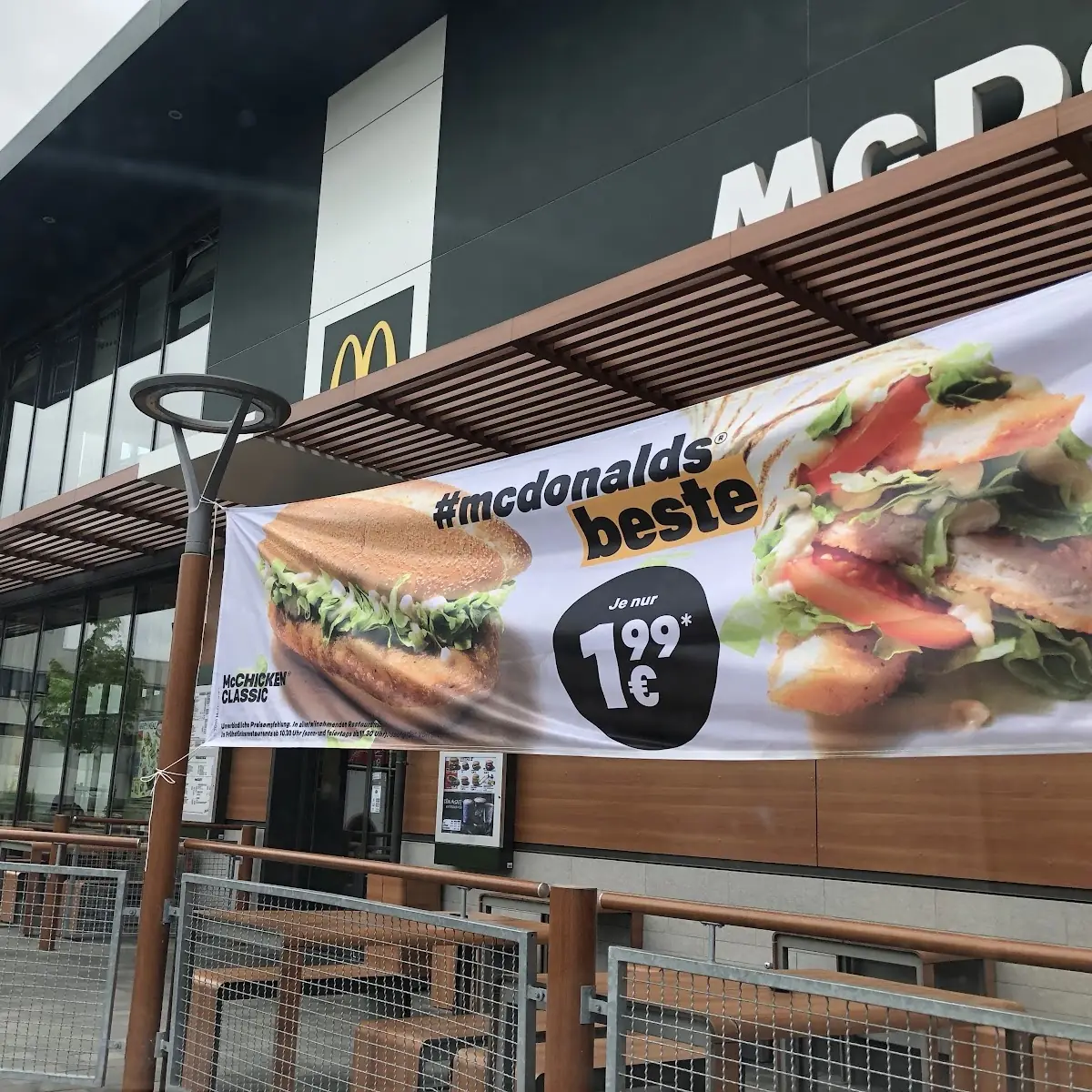 Speisekarte, McDonald's