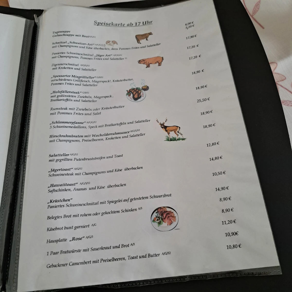 Speisekarte photo 2