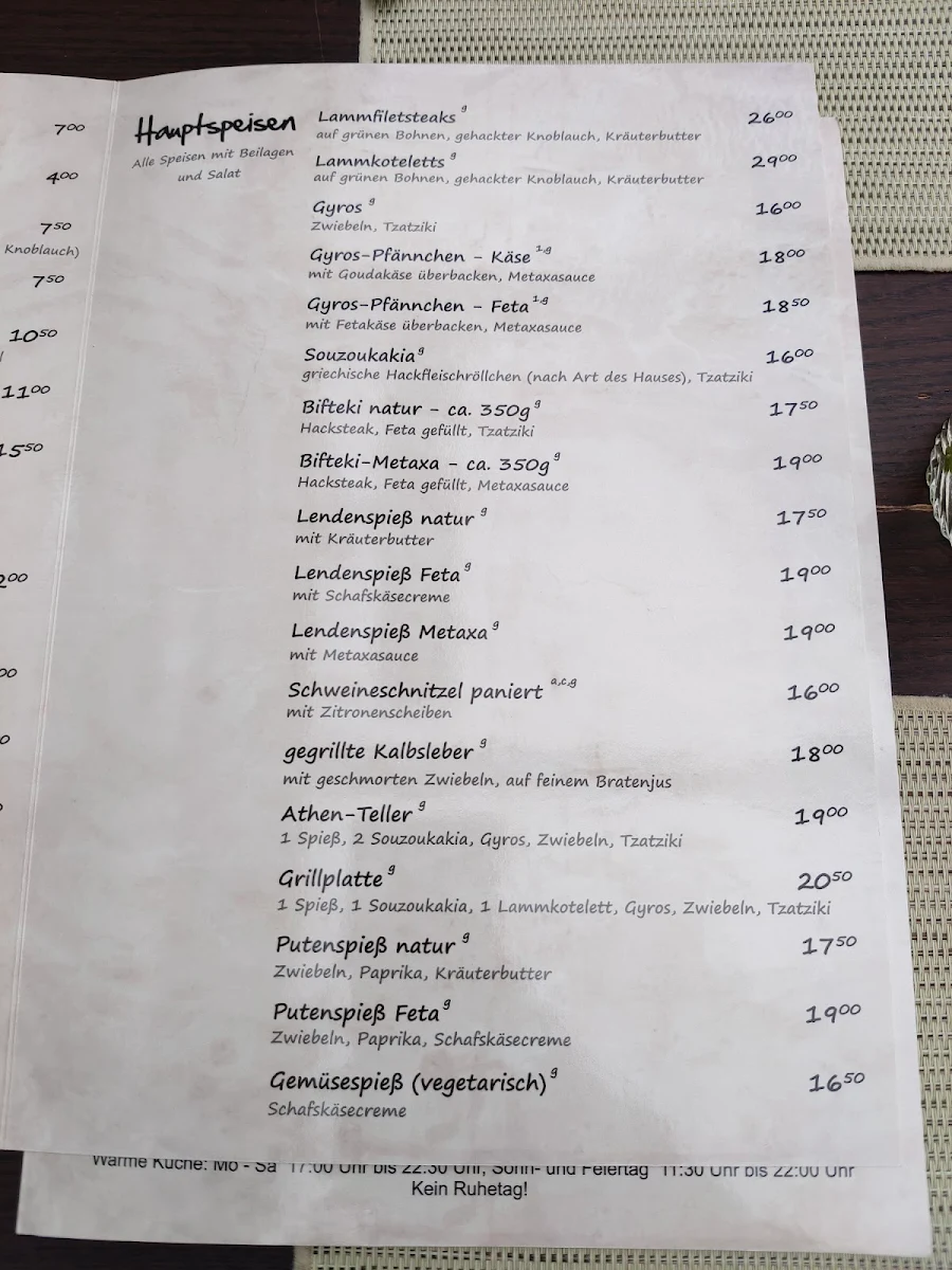 Speisekarte photo 8