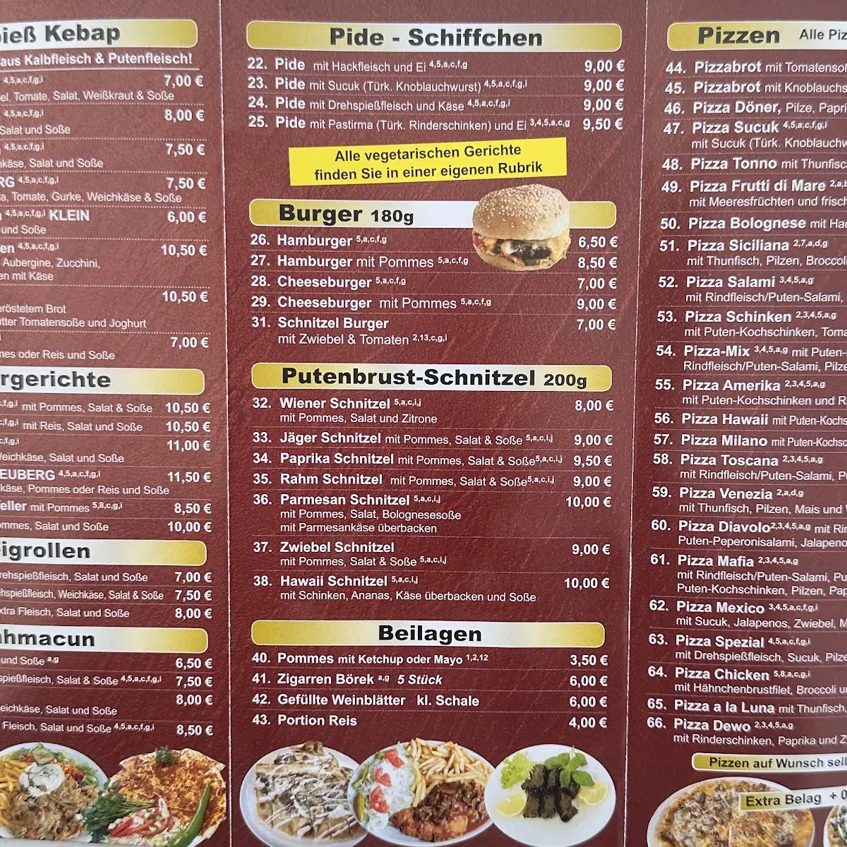 Speisekarte photo 1