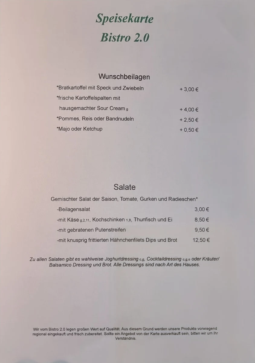 Speisekarte photo 2