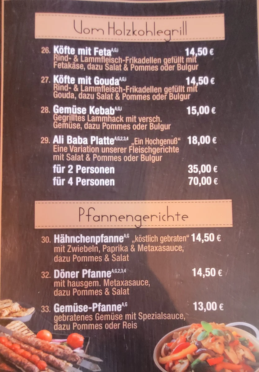 Speisekarte photo 2