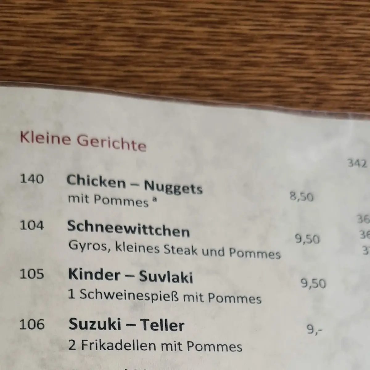 Speisekarte photo 6