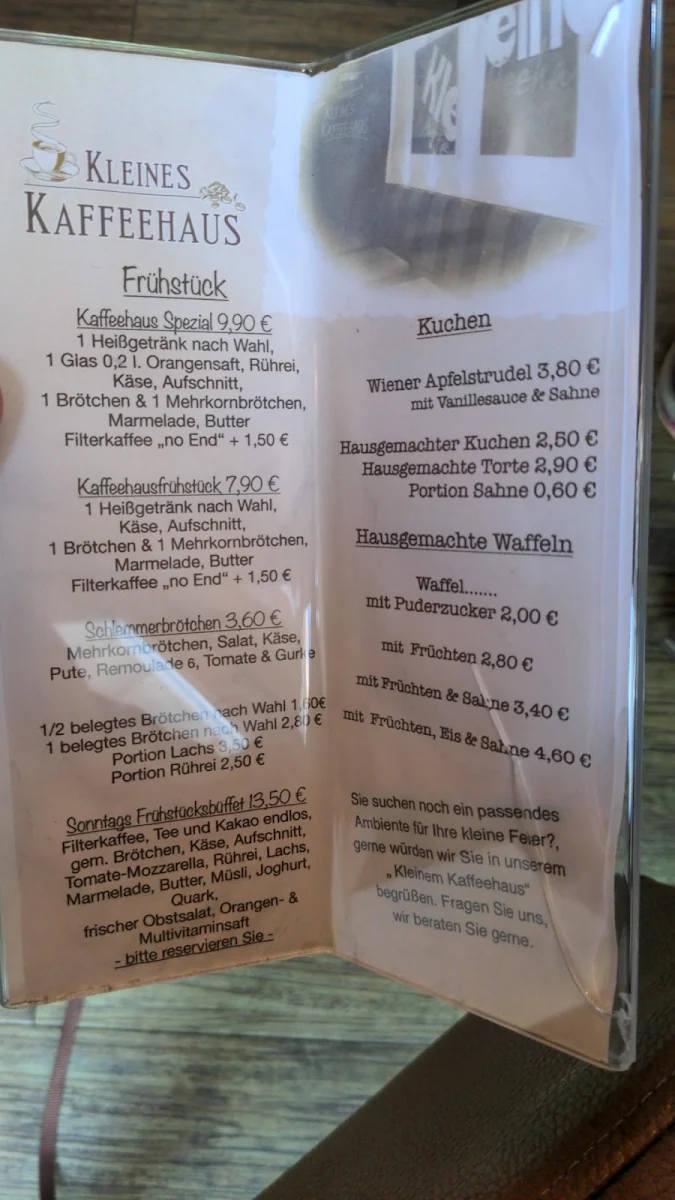 Speisekarte photo 2