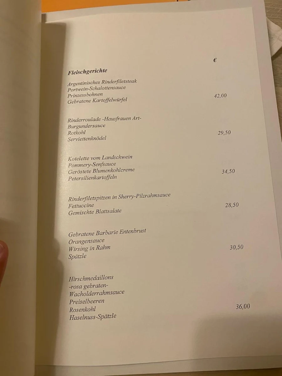 Speisekarte photo 1