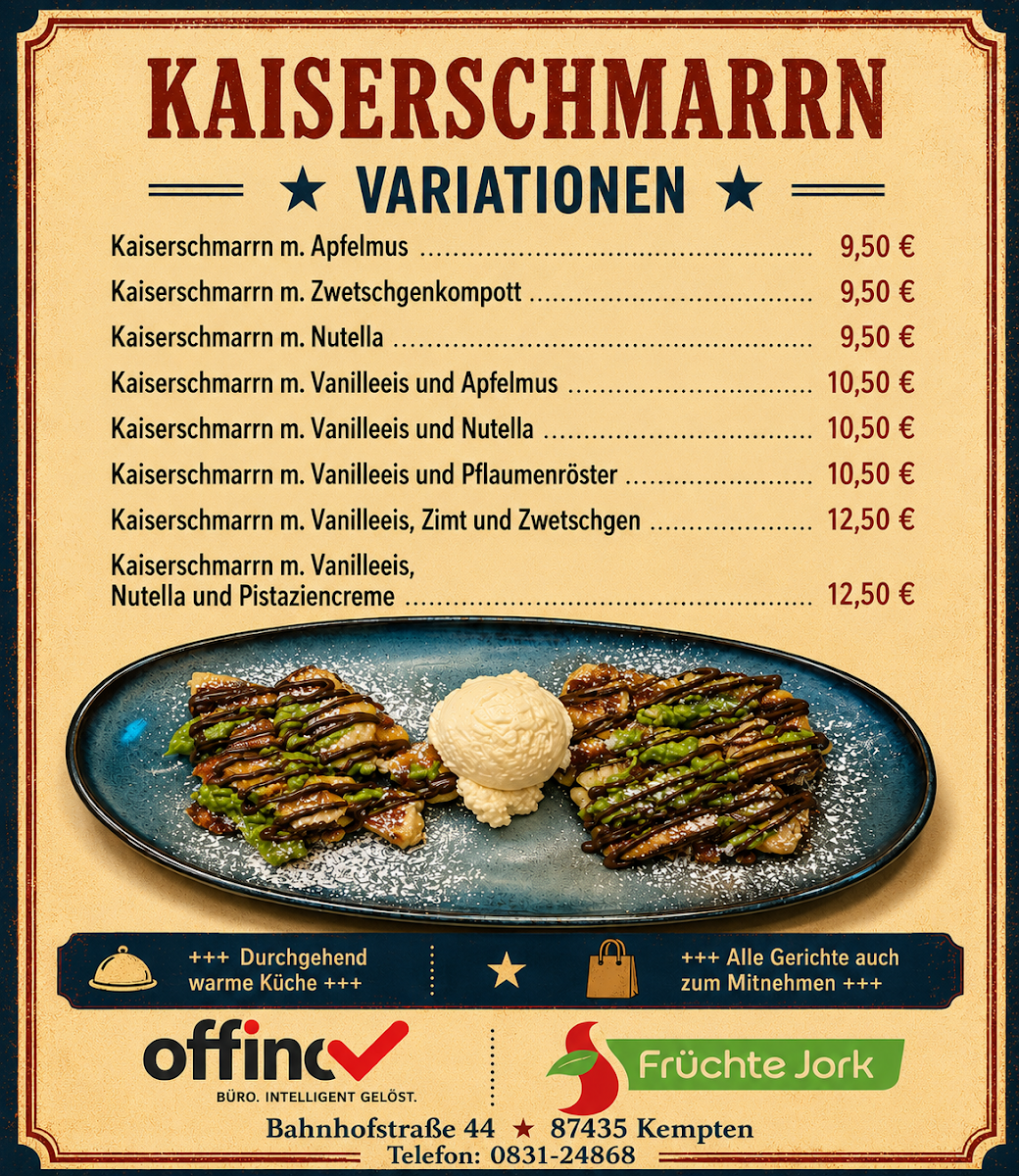 Speisekarte photo 1