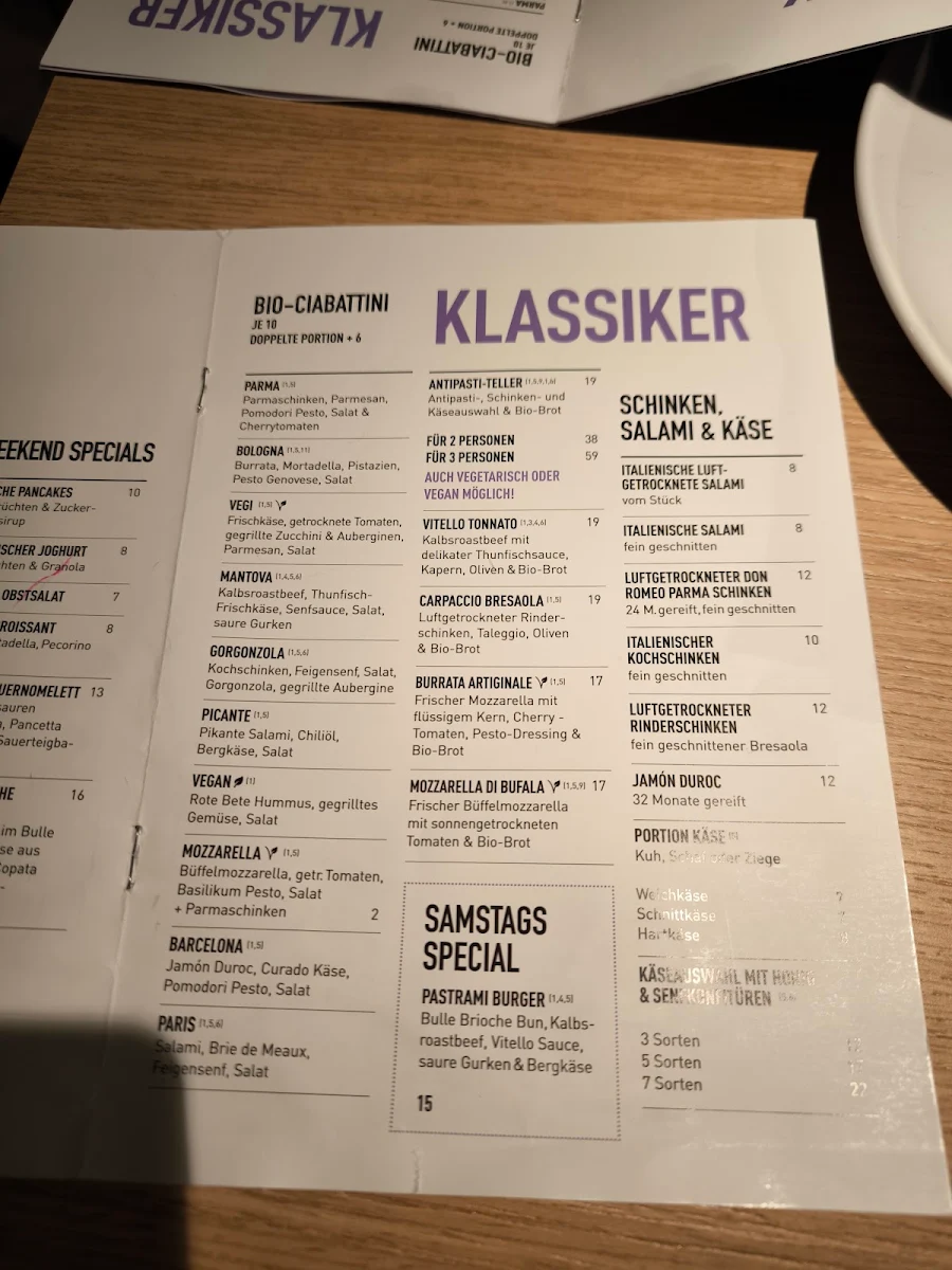 Speisekarte photo 2