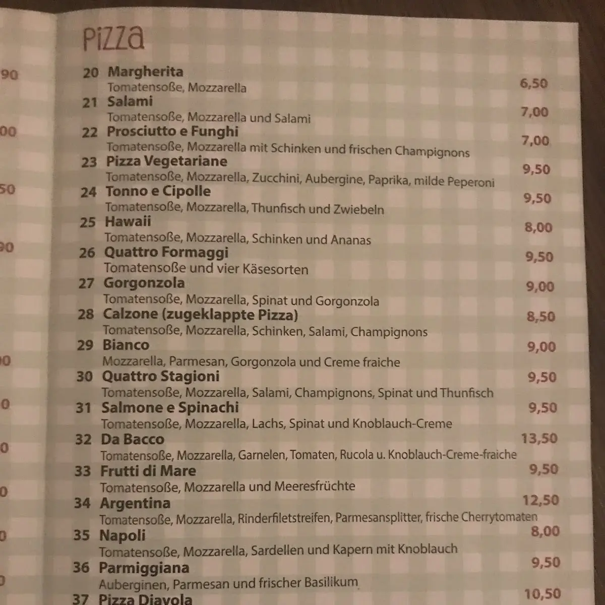 Speisekarte photo 8
