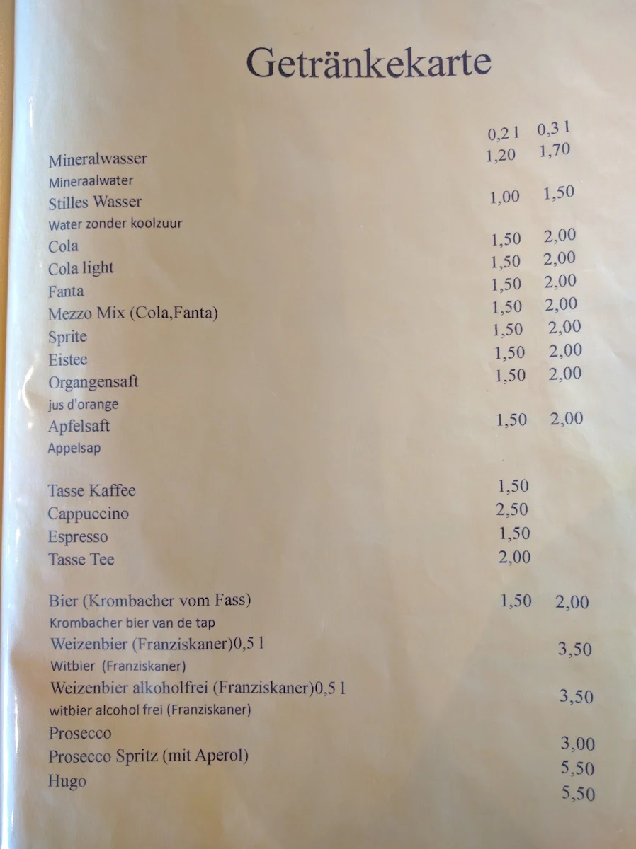 Speisekarte photo 4