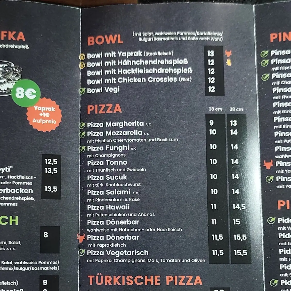 Speisekarte photo 2