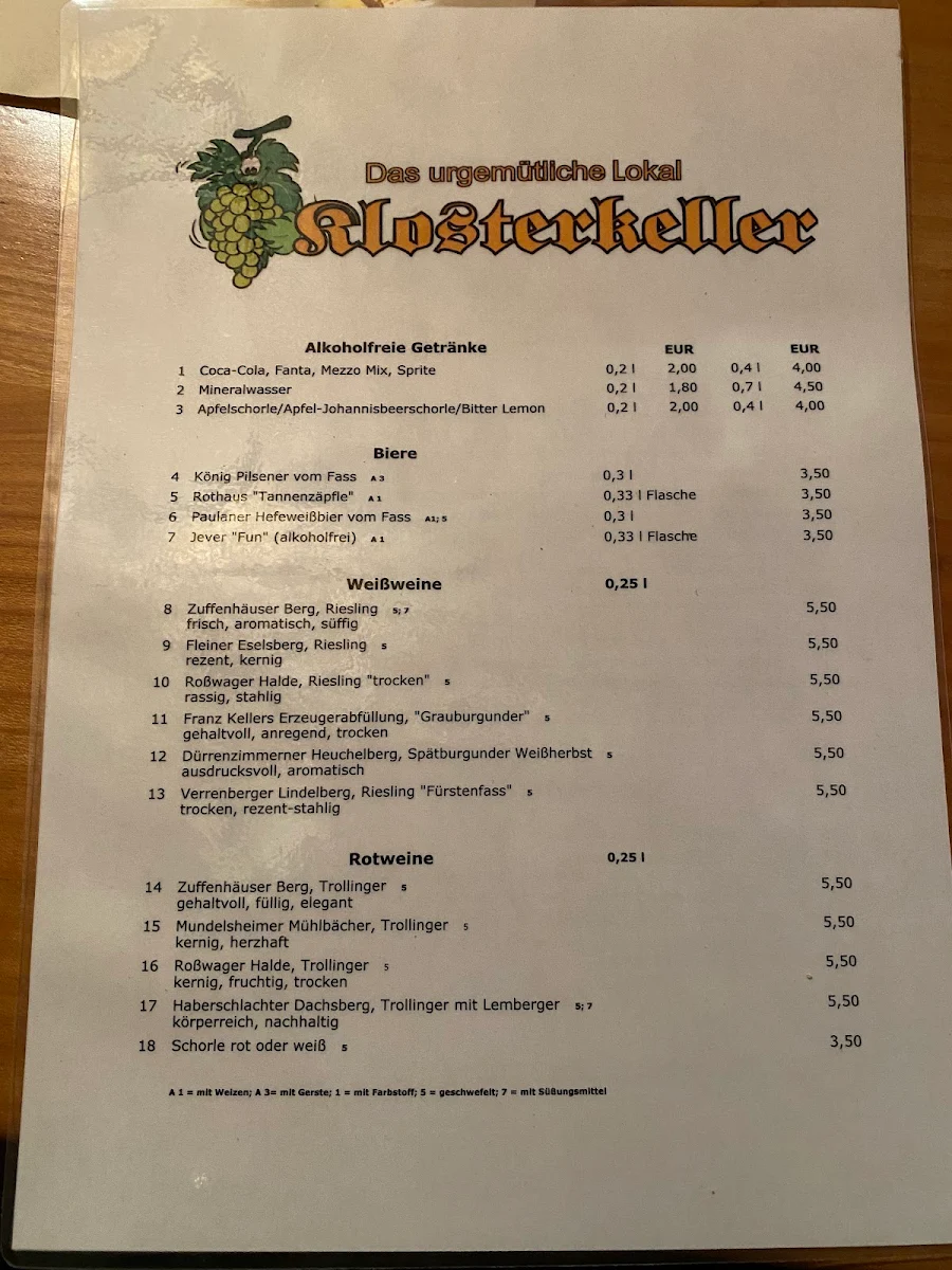 Speisekarte photo 2