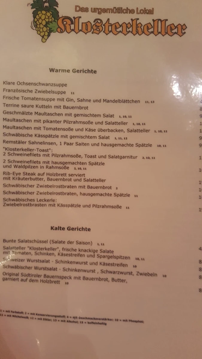 Speisekarte photo 3