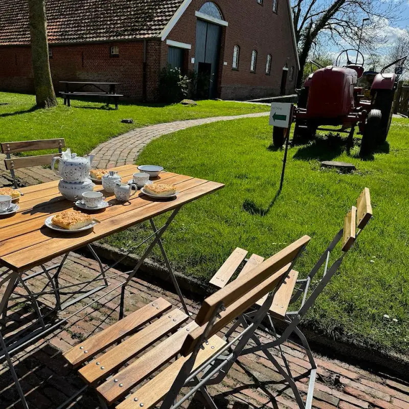 Teestube im Landwirtschaftsmusem