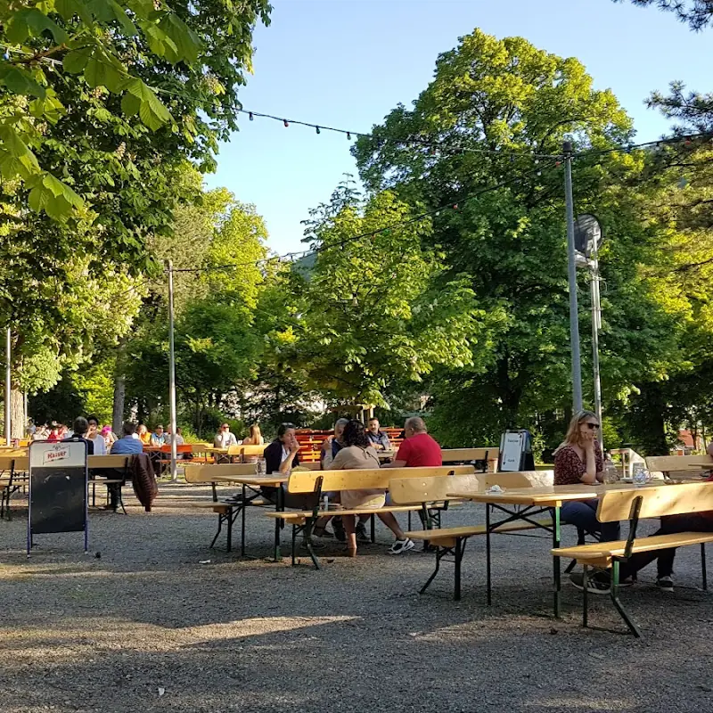 Biergarten im Stadtpark