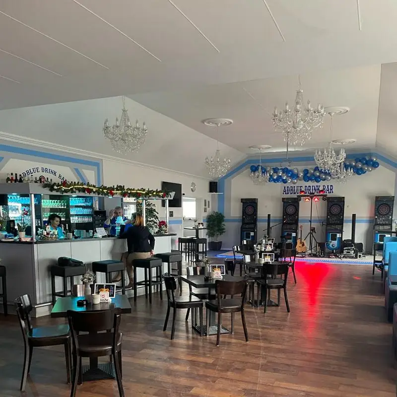 Ad Blue Drink Bar